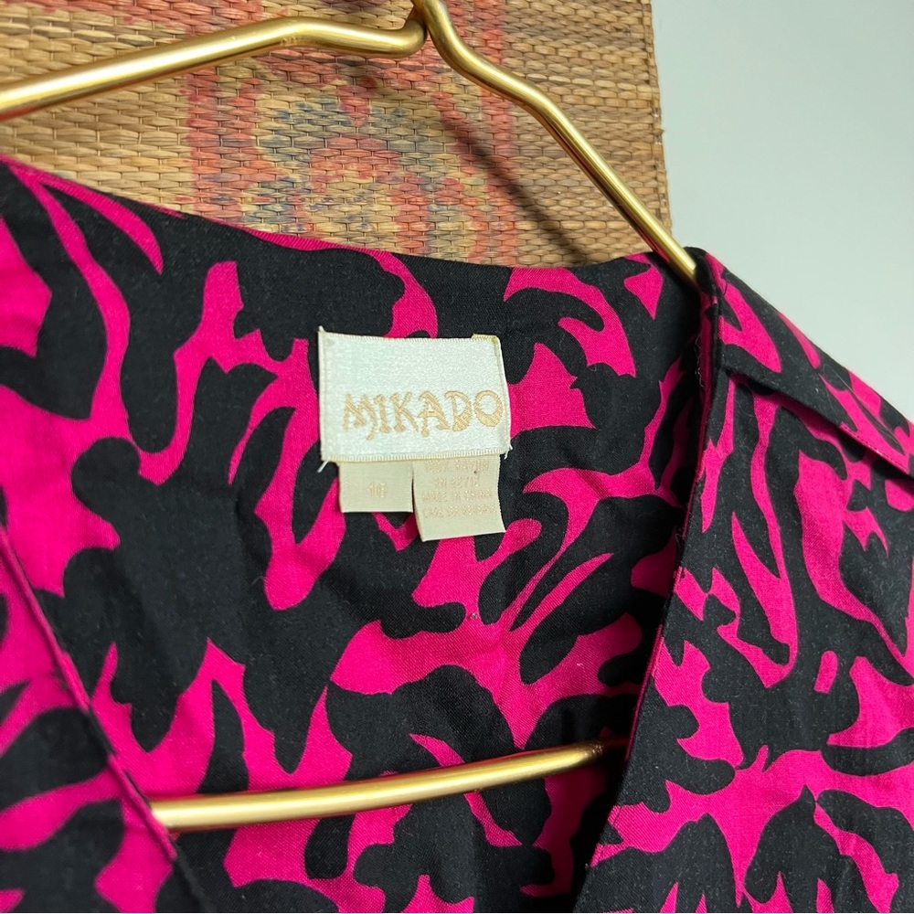1980’s Funky Patterned Midi Dress - Picture 7 of 7